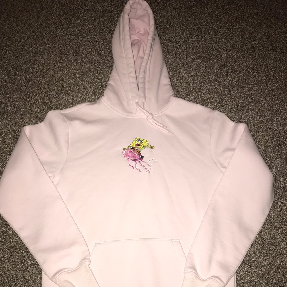Baby Pink Spongebob Hoodie